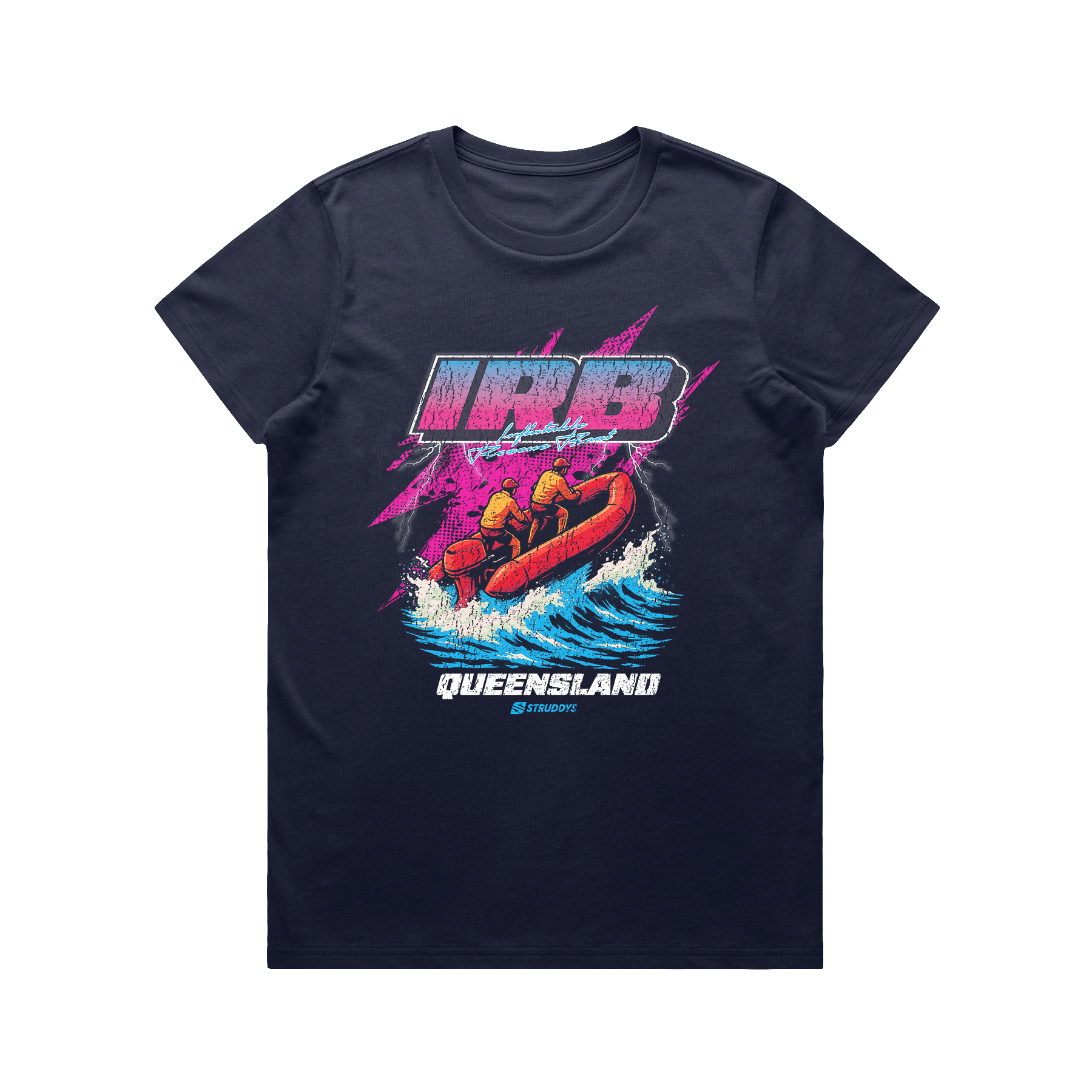 IRB QUEENSLAND WO'S MAPLE BLUE TEE