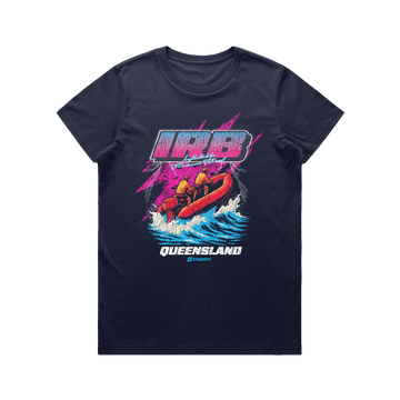 IRB QUEENSLAND WO'S MAPLE BLUE TEE