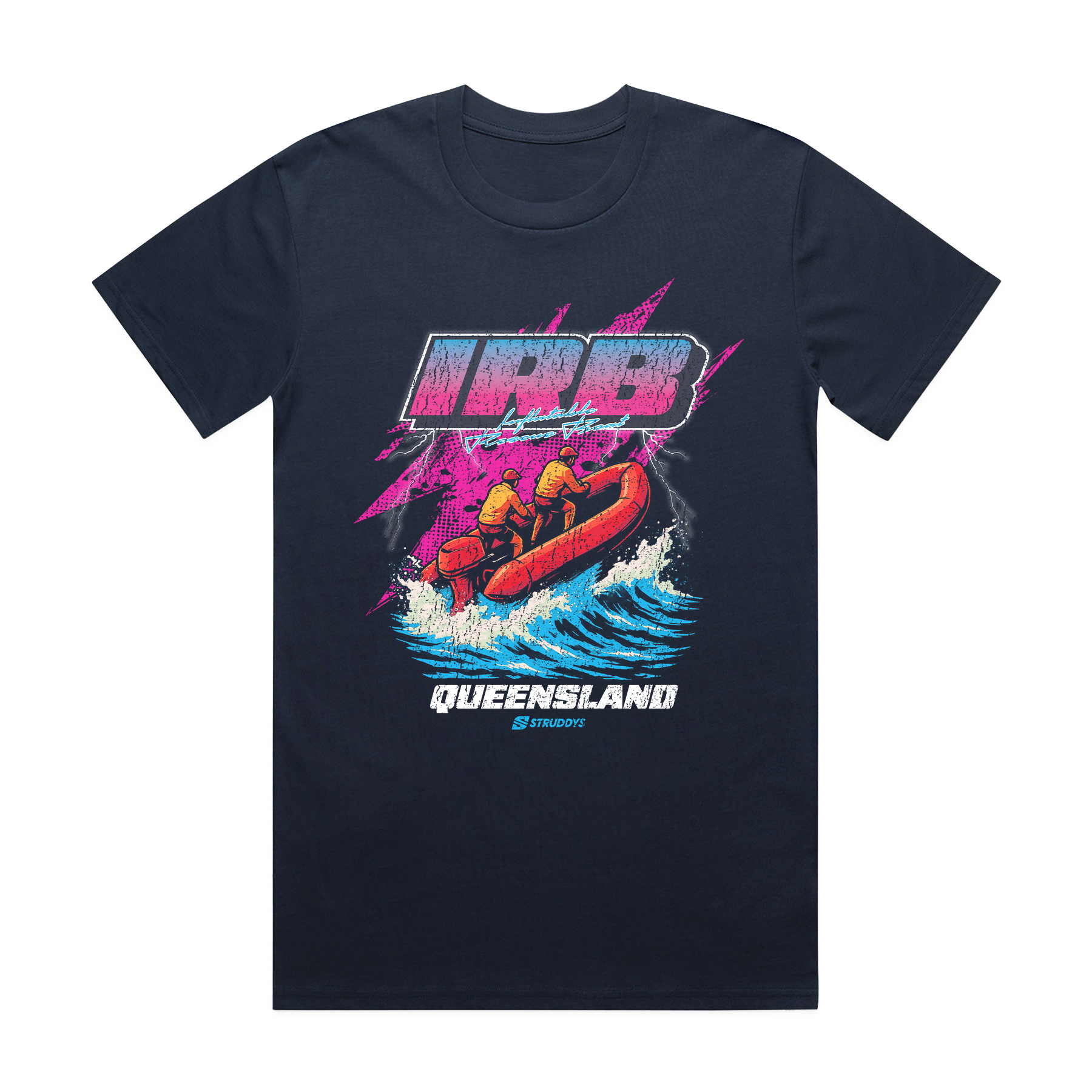 IRB QUEENSLAND CLASSIC MIDNIGHT BLUE TEE